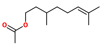 Citronellyl acetate (CAS N° 150-84-5)​