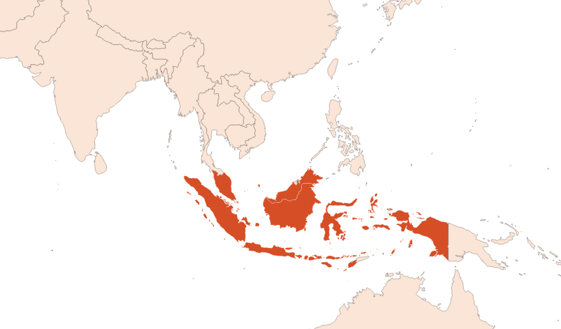 Map for Benjoin Sumatra Résinoïde (N° CAS 9000-05-9)​