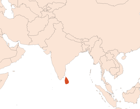 Map for Ceylon Cinnamon EO (CAS N° 8015-91-6)​
