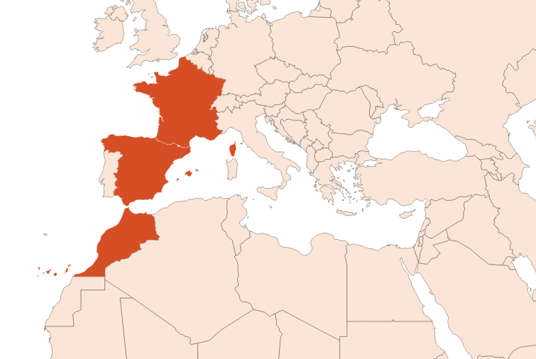 Map for Foin Absolue (N° CAS 8031-00-3)​