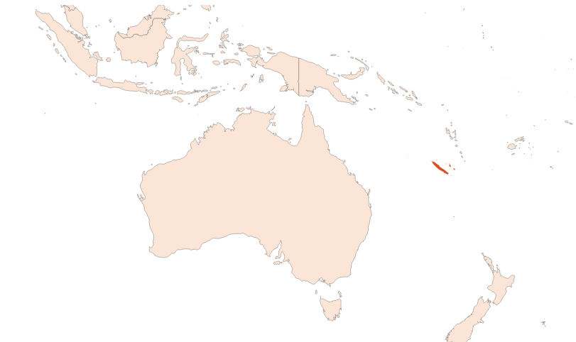 Map for Sandalwood New Caledonia EO (CAS N° 1070895-66-7)​